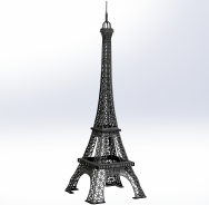 OBJET-3D TOUR EIFFEL GRAND noir
