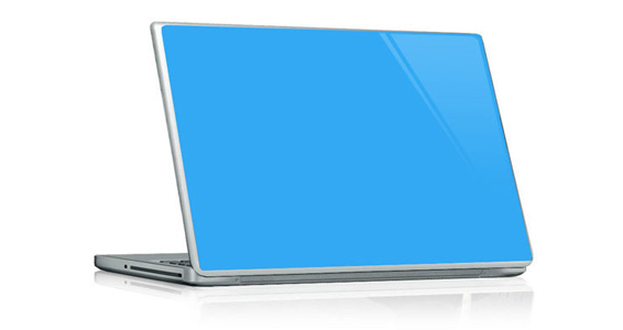 sticker Bleu ciel pour PC portable