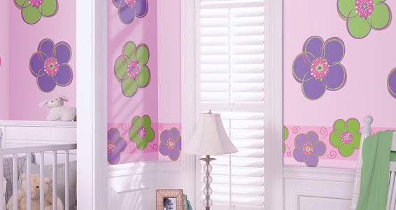sticker Poppies green wp