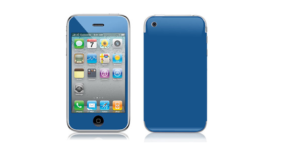 sticker Bleu roi pour Iphone3é
