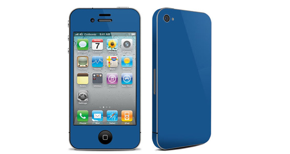 sticker Bleu roi pour Iphone4é