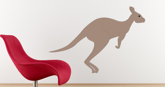 sticker kangourou