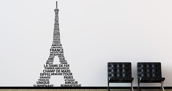 Tour Eiffel en mots 1 pour 110