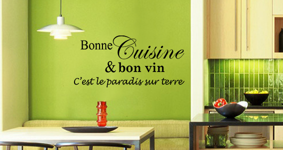 sticker cusine et bon vins