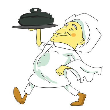 sticker au service chef