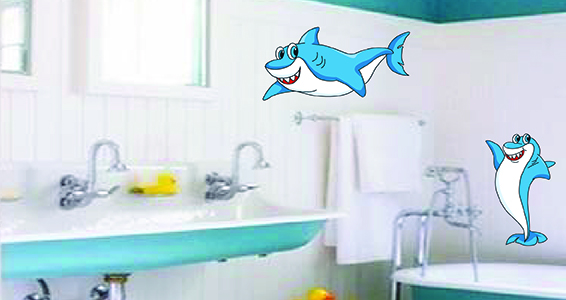 sticker Redoutable requins