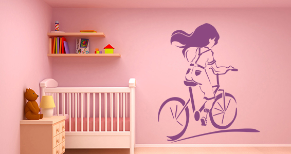 Stickers Velo Fille