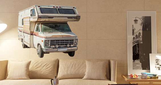 Trompe l'oeil camping car