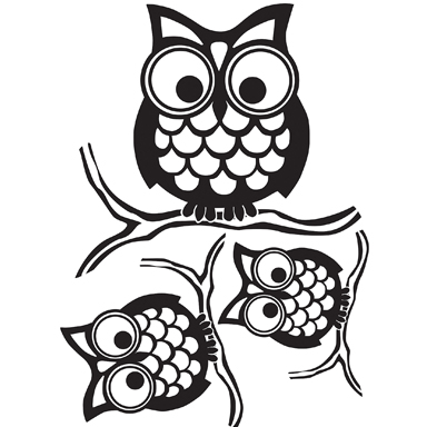 sticker Give a hoot wp