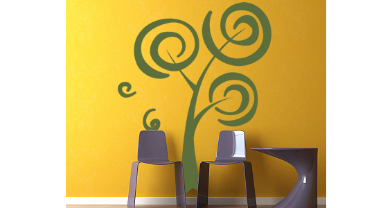 sticker arbre spirale