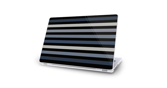 sticker Bayadre gris pour Mac Book