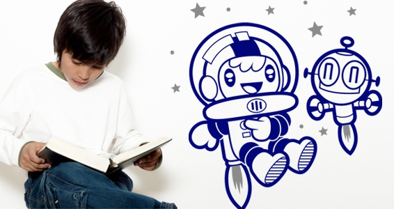 sticker L'astronaute