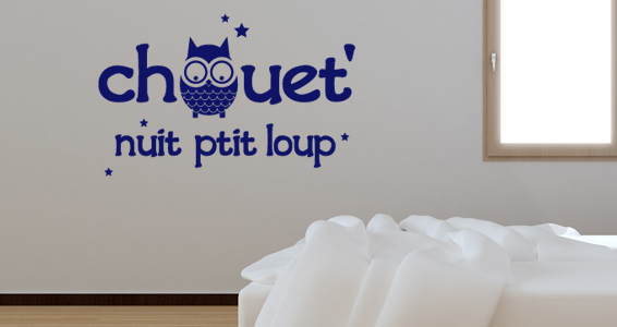 sticker Chouette Nuit 2