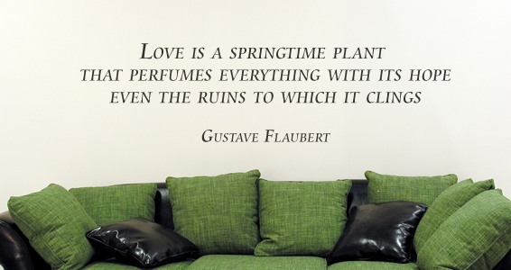 sticker Citation love is a springtime plant