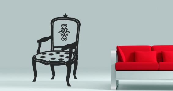 Sticker Fauteuil Baroque