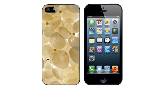 sticker Fleur blanche Iphone5