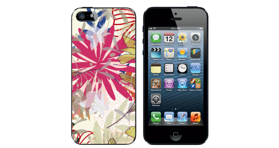 sticker Fleur exotique Iphone5