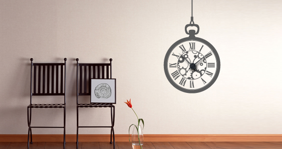 sticker Horloge Fil