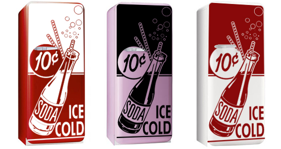 sticker Frigo Ice Cold