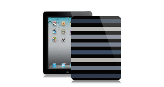 sticker Bayadre gris pour Ipad1