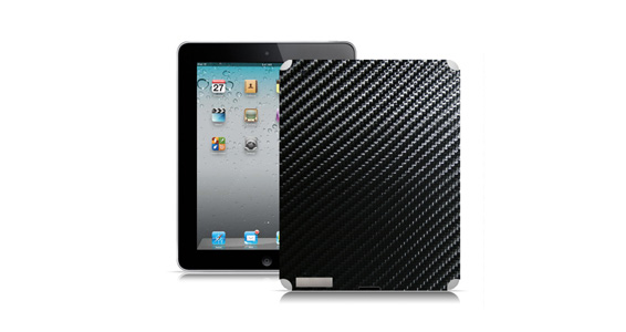 sticker Carbone noir pour Ipad2