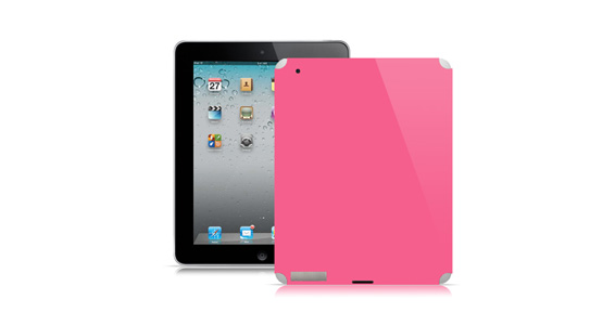 sticker Rose bonbon pour Ipad2