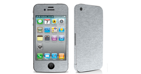 sticker Aluminium Bross pour Iphone4