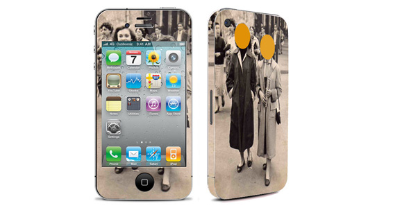 sticker Femmes vintage pour Iphone4