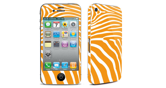 Zbre jaune pour Iphone4