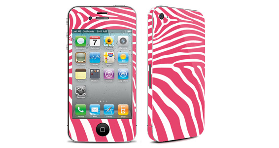 Zbre rose pour Iphone4