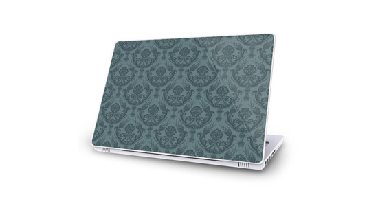 sticker Baroque gris pour Mac Book