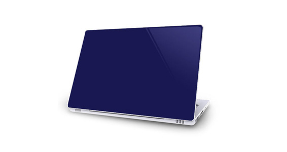 sticker Bleu nuit pour Mac Book