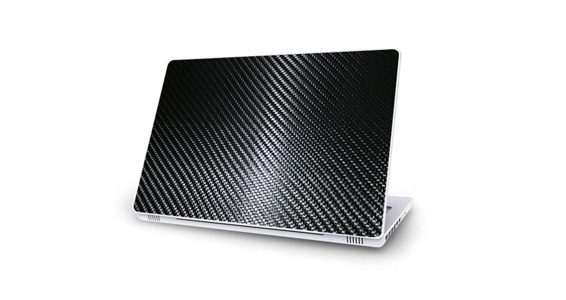 sticker Carbone Noir pour Mac Book