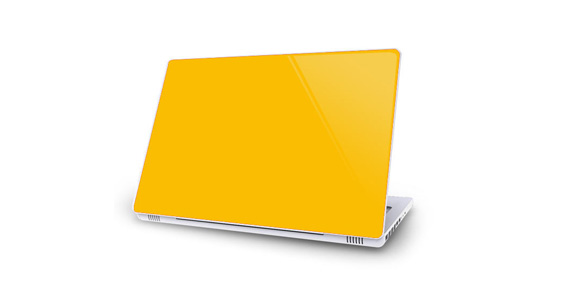 sticker Jaune Tournesol pour Mac Book