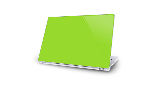 sticker Vert pomme pour Mac Book