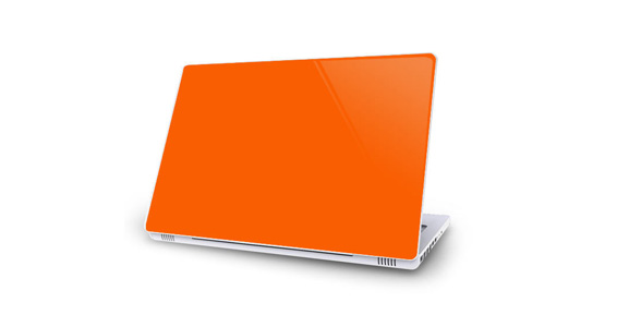 sticker Orange pop pour Mac Book