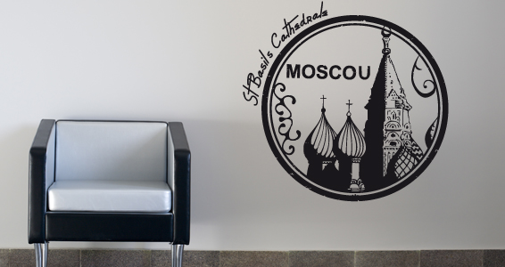 sticker Moscou