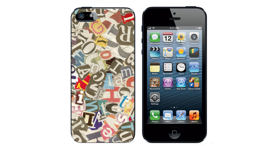 sticker Multi lettres  Iphone5