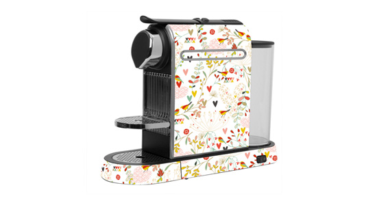 sticker Lovely Birds pour  Nespresso