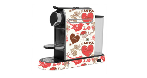 sticker Love pour  Nespresso