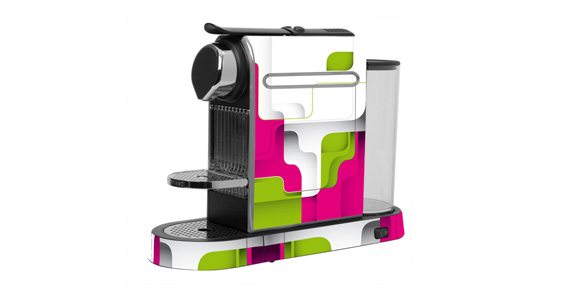 sticker Minimal retro pour  Nespresso