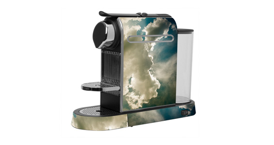 sticker Nuages pour  Nespresso