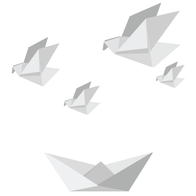 sticker Kit oiseaux origami