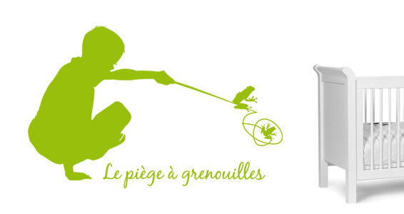 sticker Pige  Grenouilles