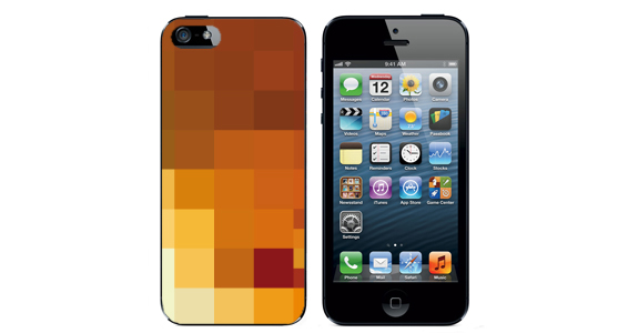 sticker pixel beige  Iphone5