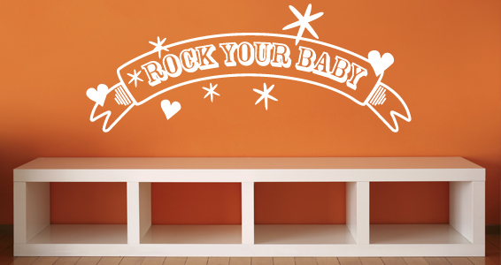 sticker Rock your baby