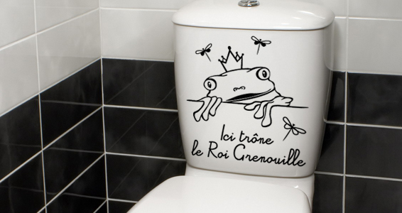 Stickers Toilette !