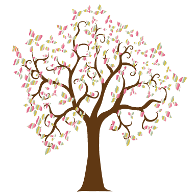 sticker arbre fantaisie couleur 2