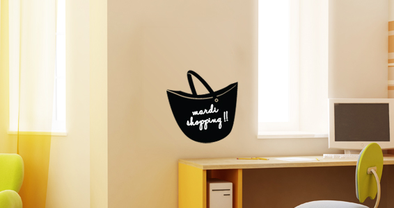 Sticker Ardoise sac