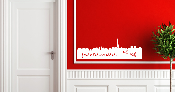 Sticker Ardoise velleda Paris